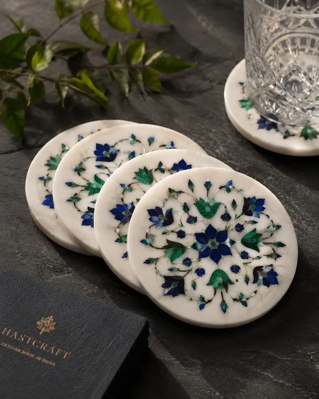Marble Inlay Coasters